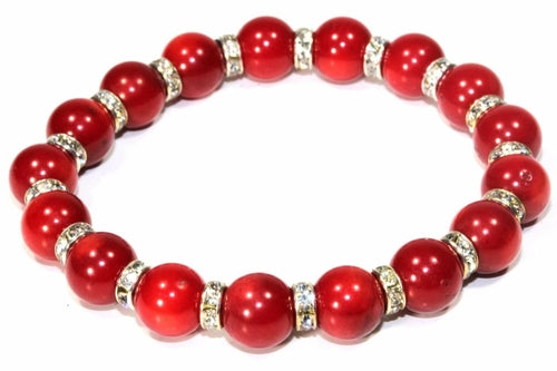 Pulsera de Yoga con Piedras de Ágata y Destellos