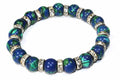 Pulsera de Yoga con Piedras de Ágata y Destellos