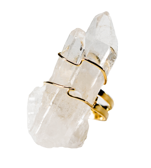 Anillo de Cuarzo Natural