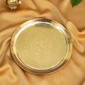 Heavy Brass Ganesha Pooja Thali Plate