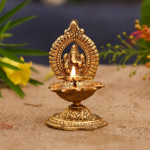 Lámpara de Aceite Ganesha — Diya Espiritual