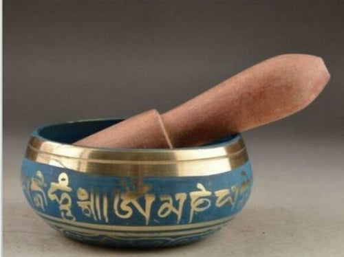 Cuenco Tibetano de Cobre Dorado — Chakras y Sanación